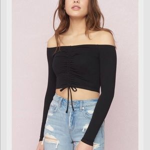 NWOT Garage Crop Top